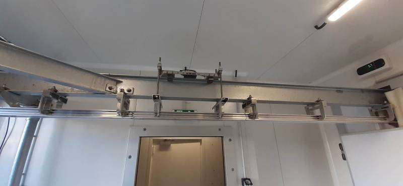 bascule aérienne pour boucherie  a la farlede dans le var 